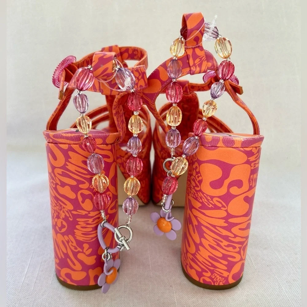 Circus by Sam Edelman Women’s Paddie Shoes Pink Orange Size US 8* Platform Drag